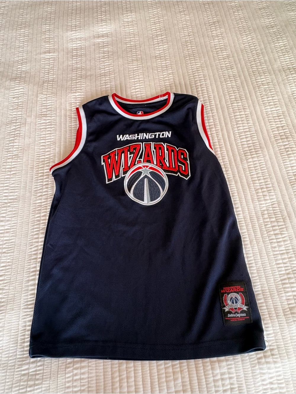 Washington Wizards Navy Youth Basketball Jersey